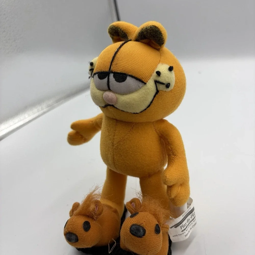Garfield With Slippers 7 Inch Plush Play By‎ Play Cat Stuffed Animal